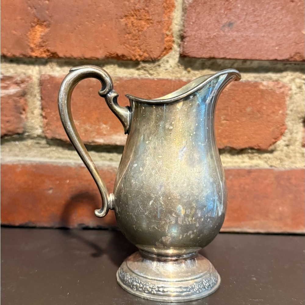Elegant Silver Creamer Pitcher (unpolished)